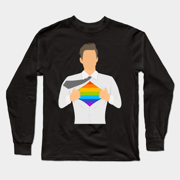 Proud gay Long Sleeve T-Shirt by valentinahramov